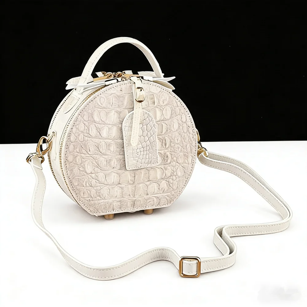 Authentic Crocodile Leather Women's Zipper Wallet Women's Handbag Genuine Crocodile Leather Women's White Shoulder Bag
Authentic Crocodile Leather Women's Zipper Wallet Women's Handbag Genuine Crocodile Leather Women's White Shoulder Bag