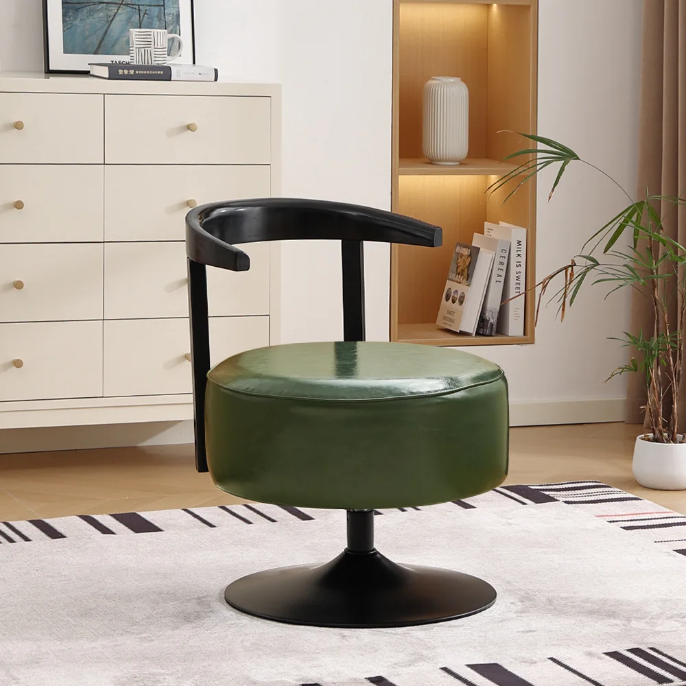 Solid wood rotating sofa chair, living room coffee table balcony single back chair
Solid wood rotating sofa chair, living room coffee table balcony single back chair