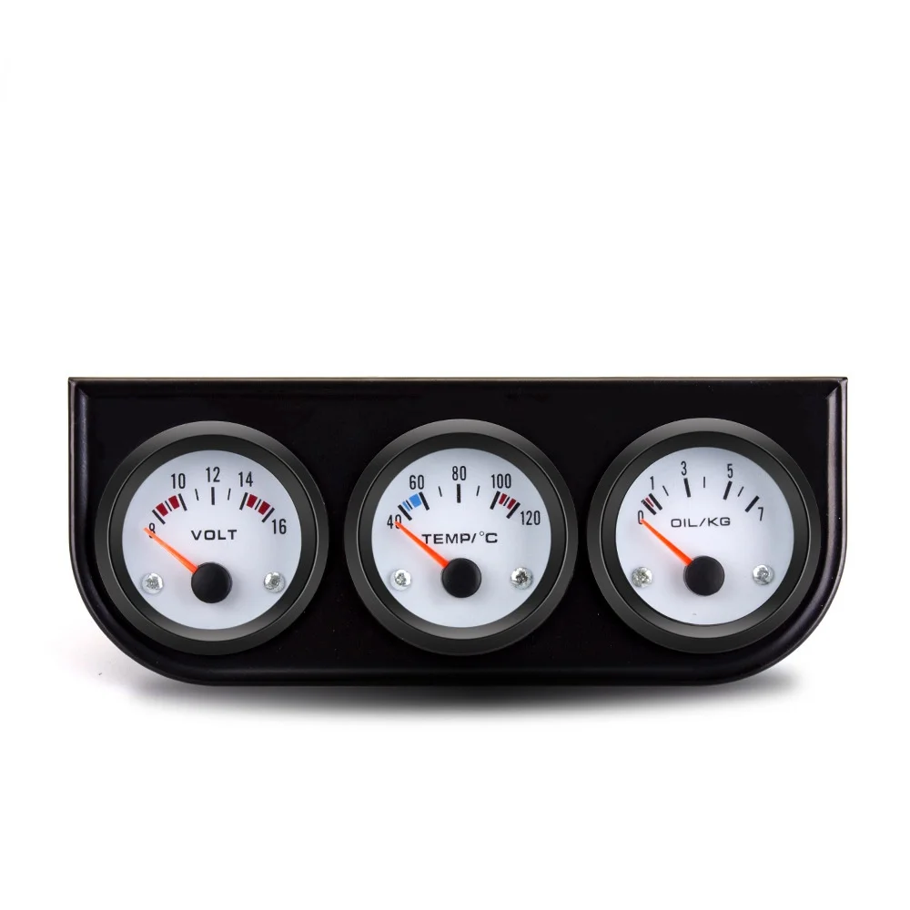 Тройной измеритель температуры, давления и напряжения воды в автомобиле, 52 мм, GM
Тройной измеритель температуры, давления и напряжения воды в автомобиле, 52 мм, GM