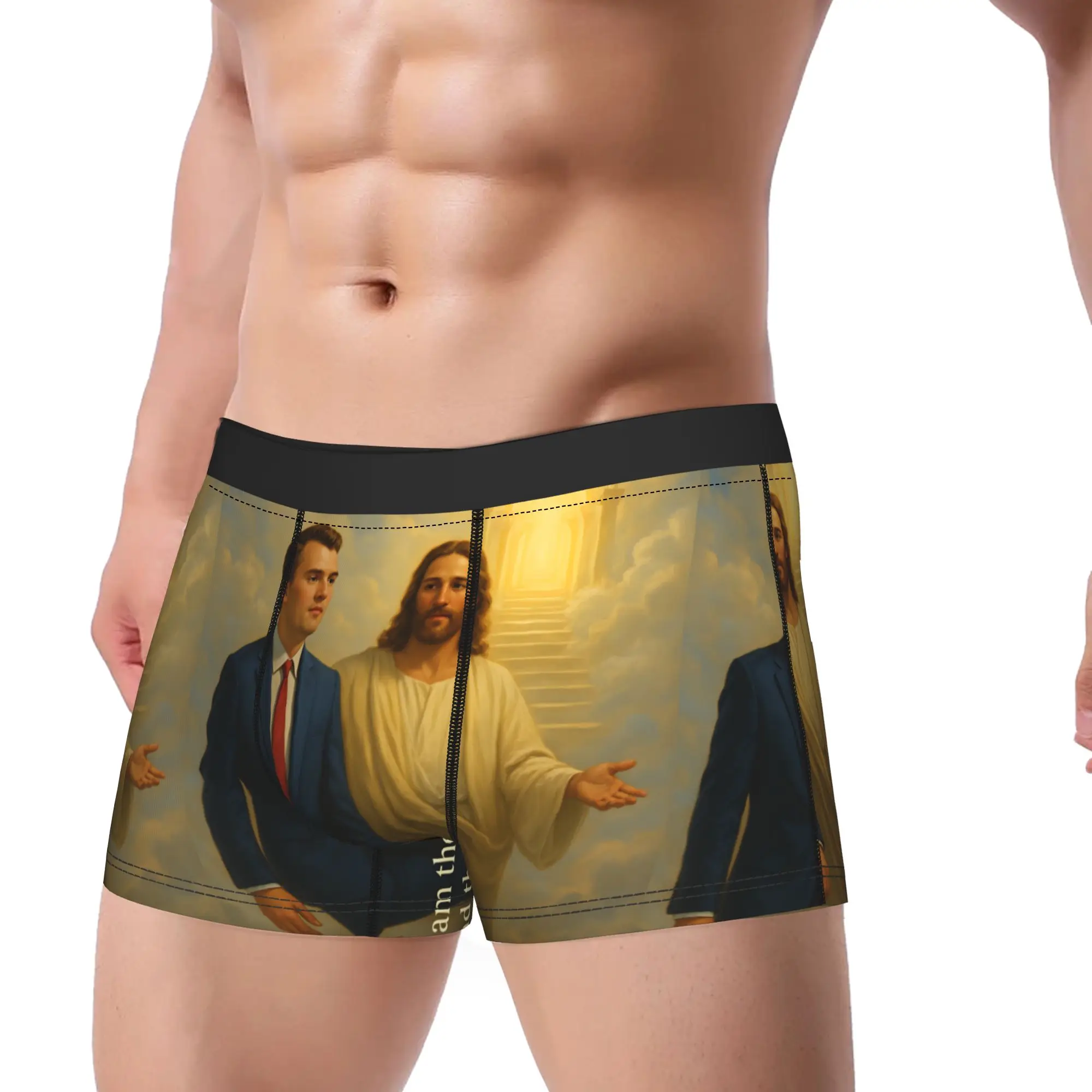 Jesus And Charlie Kirk Walking Together Underwear Male Boxer Brief Sexy Soft Trunk High Quality Printing Plus Size Underpants
Jesus And Charlie Kirk Walking Together Underwear Male Boxer Brief Sexy Soft Trunk High Quality Printing Plus Size Underpants