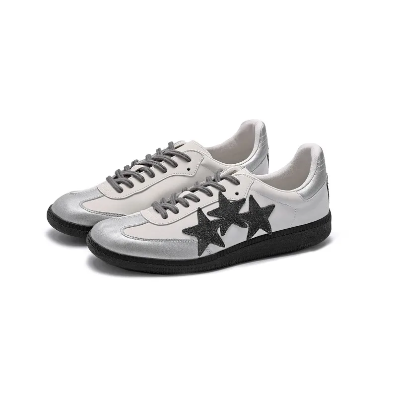 Ins Dexun Shoes Soft Sole Low-top Star Board Shoe Retro Versatile Trendy Anti-velvet Leather Flat-bottom Splicing Casual Sneaker
Ins Dexun Shoes Soft Sole Low-top Star Board Shoe Retro Versatile Trendy Anti-velvet Leather Flat-bottom Splicing Casual Sneaker