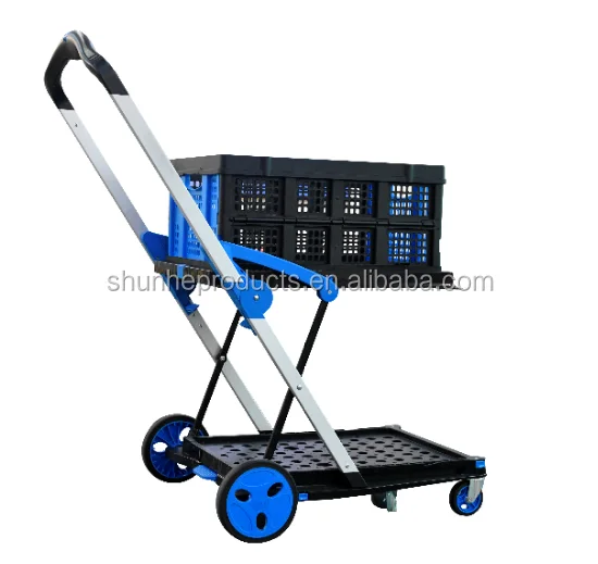 Lightweight Portable Hand Cart Waterproof Double Layer Folding Trolley Four-Wheel OEM Supported for Grocery/Logistics Use
Lightweight Portable Hand Cart Waterproof Double Layer Folding Trolley Four-Wheel OEM Supported for Grocery/Logistics Use