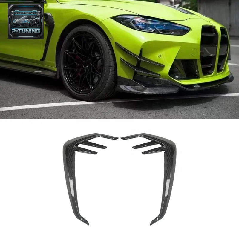 Dry Carbon Fiber Front Air Vent Covers Trims for BMW 3 4 Series G80 M3 G82 G83 M4 Side Fender Vents Cover Decoration
Dry Carbon Fiber Front Air Vent Covers Trims for BMW 3 4 Series G80 M3 G82 G83 M4 Side Fender Vents Cover Decoration