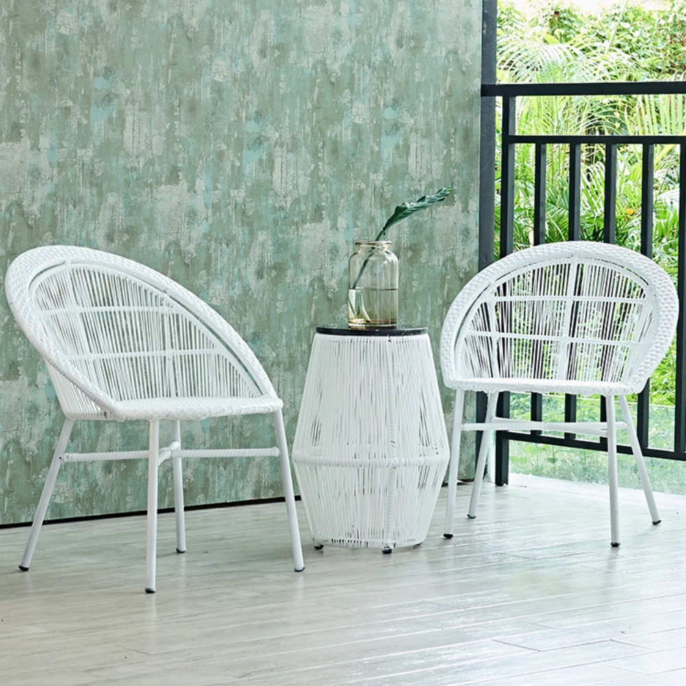 Nordic Simple Leisure Combination Outdoor Terrace Rattan Small Coffee Table Outdoor Desk-Chair
Nordic Simple Leisure Combination Outdoor Terrace Rattan Small Coffee Table Outdoor Desk-Chair