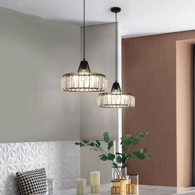 Simple Modern Crystal Chandelier Light Kitchen Dining Room Pendant Lamp cafe Shop Bar Hot Pot Milk Tea Shop Hanging Lamp
Simple Modern Crystal Chandelier Light Kitchen Dining Room Pendant Lamp cafe Shop Bar Hot Pot Milk Tea Shop Hanging Lamp