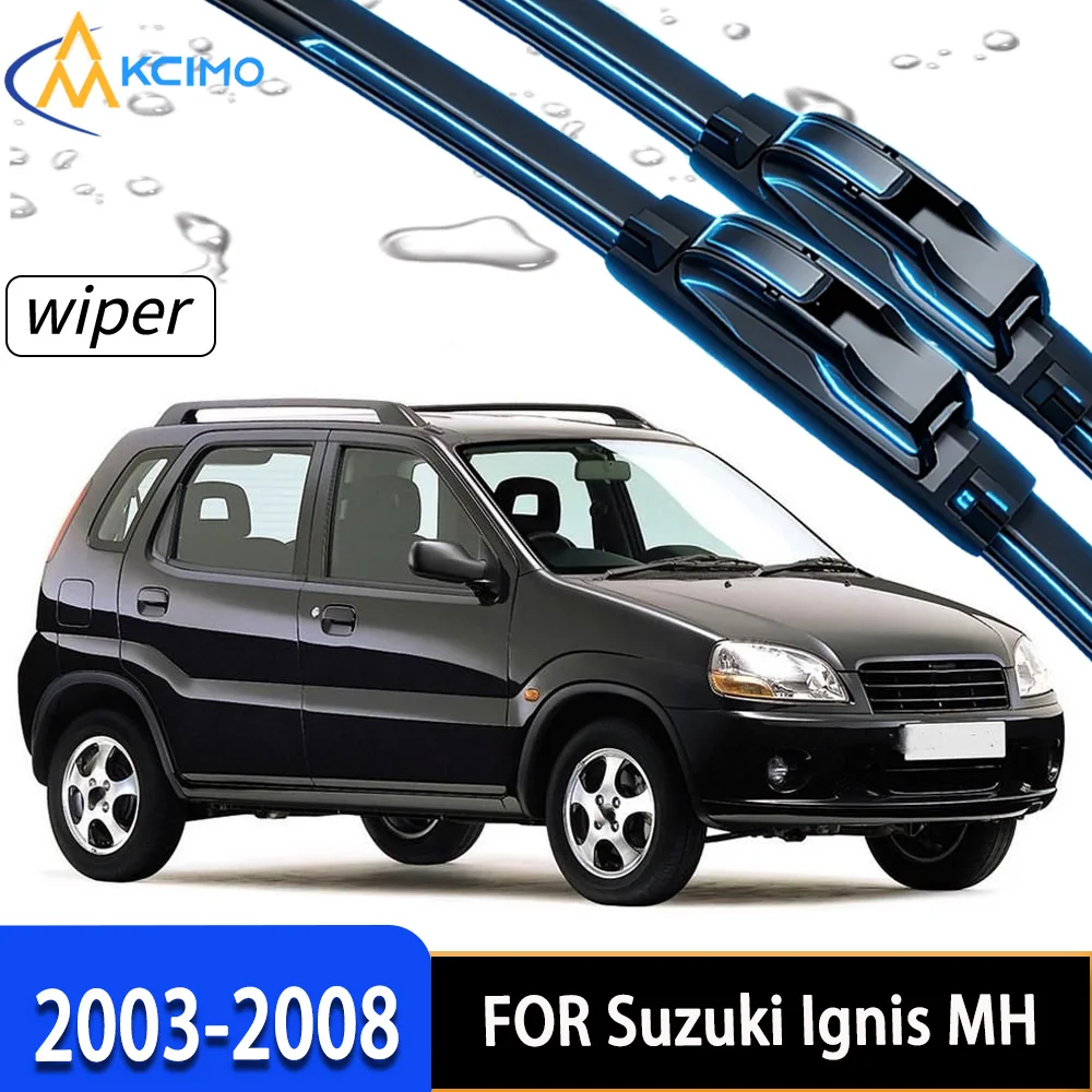 Premium Front Windscreen Wiper Blades with Durable Rubber, All-Weather Stable Performance for Suzuki Ignis MH 2003-2008
Premium Front Windscreen Wiper Blades with Durable Rubber, All-Weather Stable Performance for Suzuki Ignis MH 2003-2008