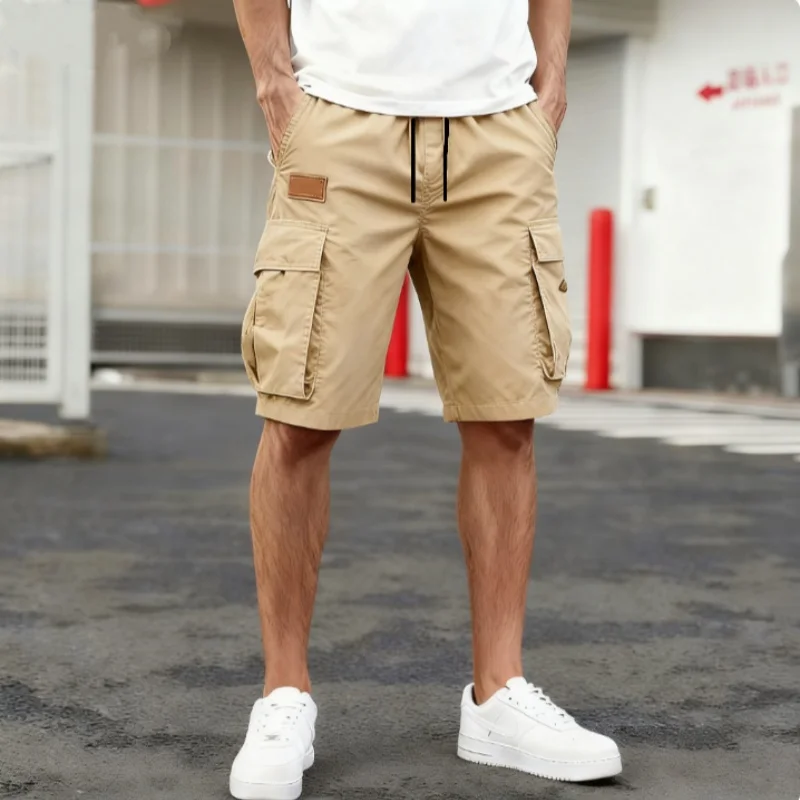 Men's Big Pocket Cargo Shorts, Loose Fit Casual Pants, Elastic Waist Stretch Drawstring Shorts
Men's Big Pocket Cargo Shorts, Loose Fit Casual Pants, Elastic Waist Stretch Drawstring Shorts