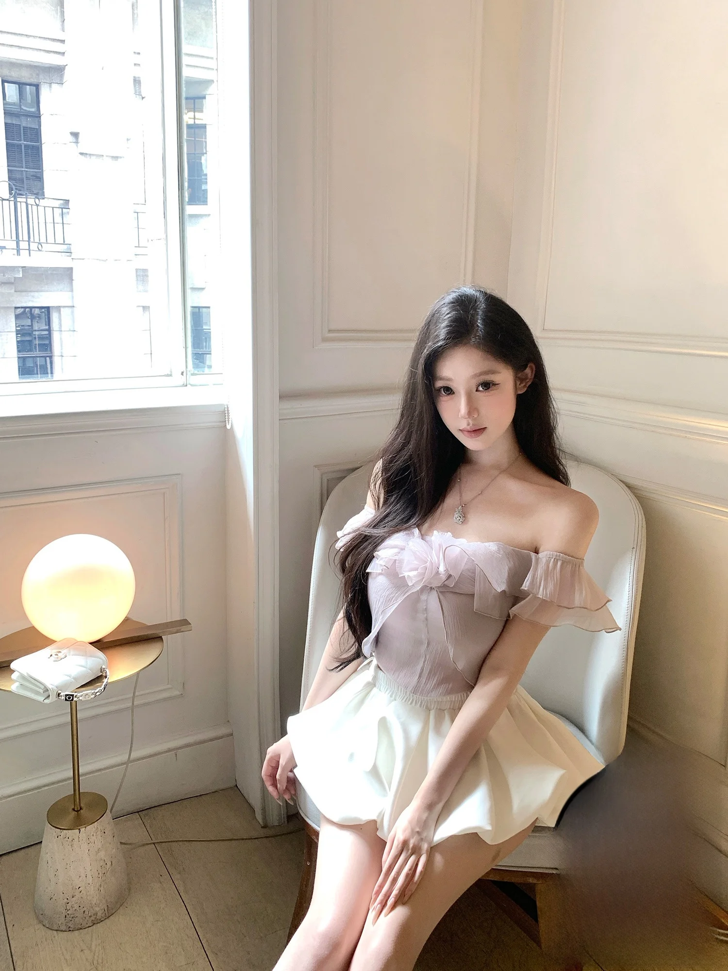 Kubiliv Cloud Dr 3D Rose на одно плечо, шифоновый подол с рюшами, Pure Desire Aosphere, топ с колючками, корейский топ для поездок на работу и ветер
Kubiliv Cloud Dr 3D Rose на одно плечо, шифоновый подол с рюшами, Pure Desire Aosphere, топ с колючками, корейский топ для поездок на работу и ветер