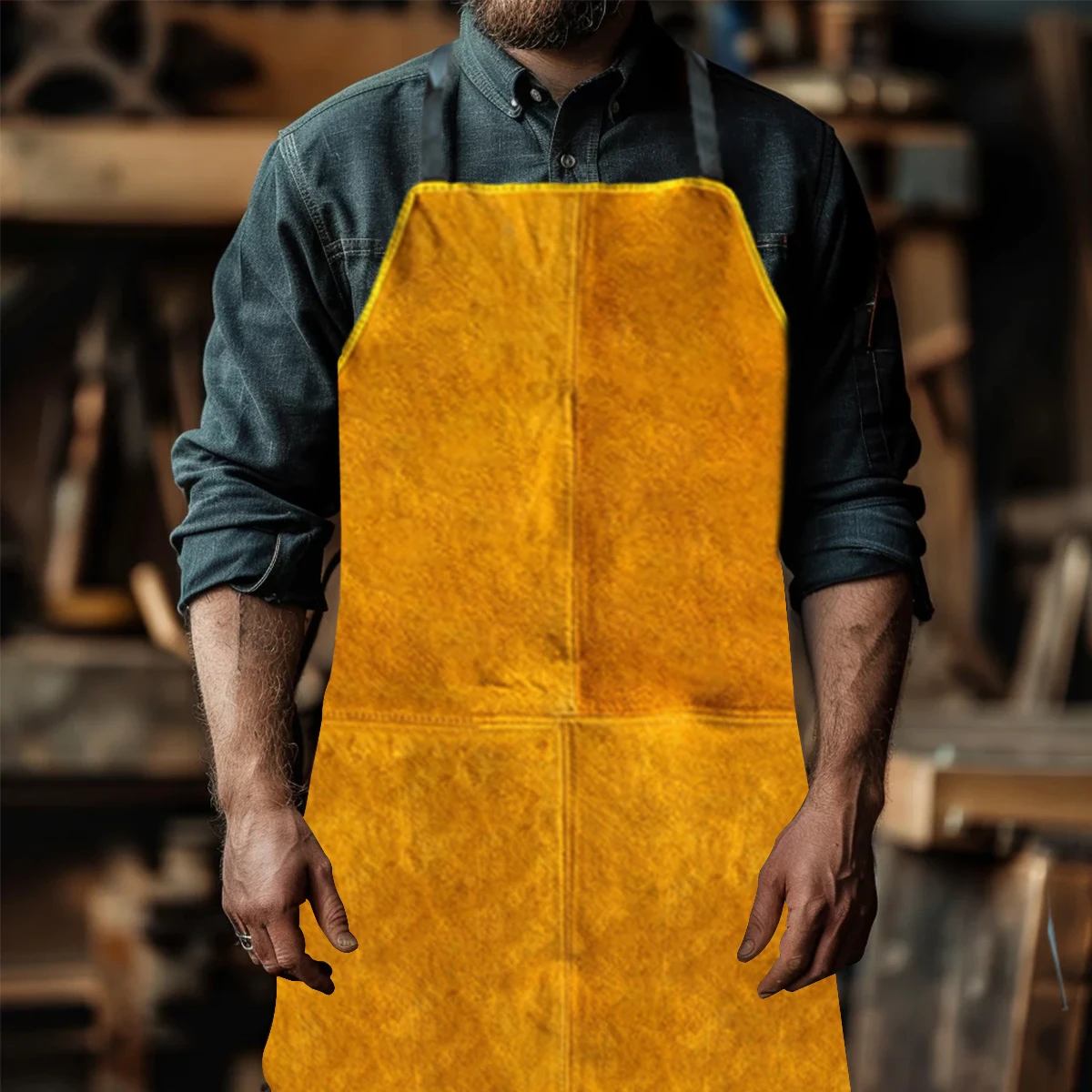 1Pcs Practical New Washable Heat Insulation Cowhide Leather Welding Apron Soldering Protective Clothing Blacksmith
1Pcs Practical New Washable Heat Insulation Cowhide Leather Welding Apron Soldering Protective Clothing Blacksmith