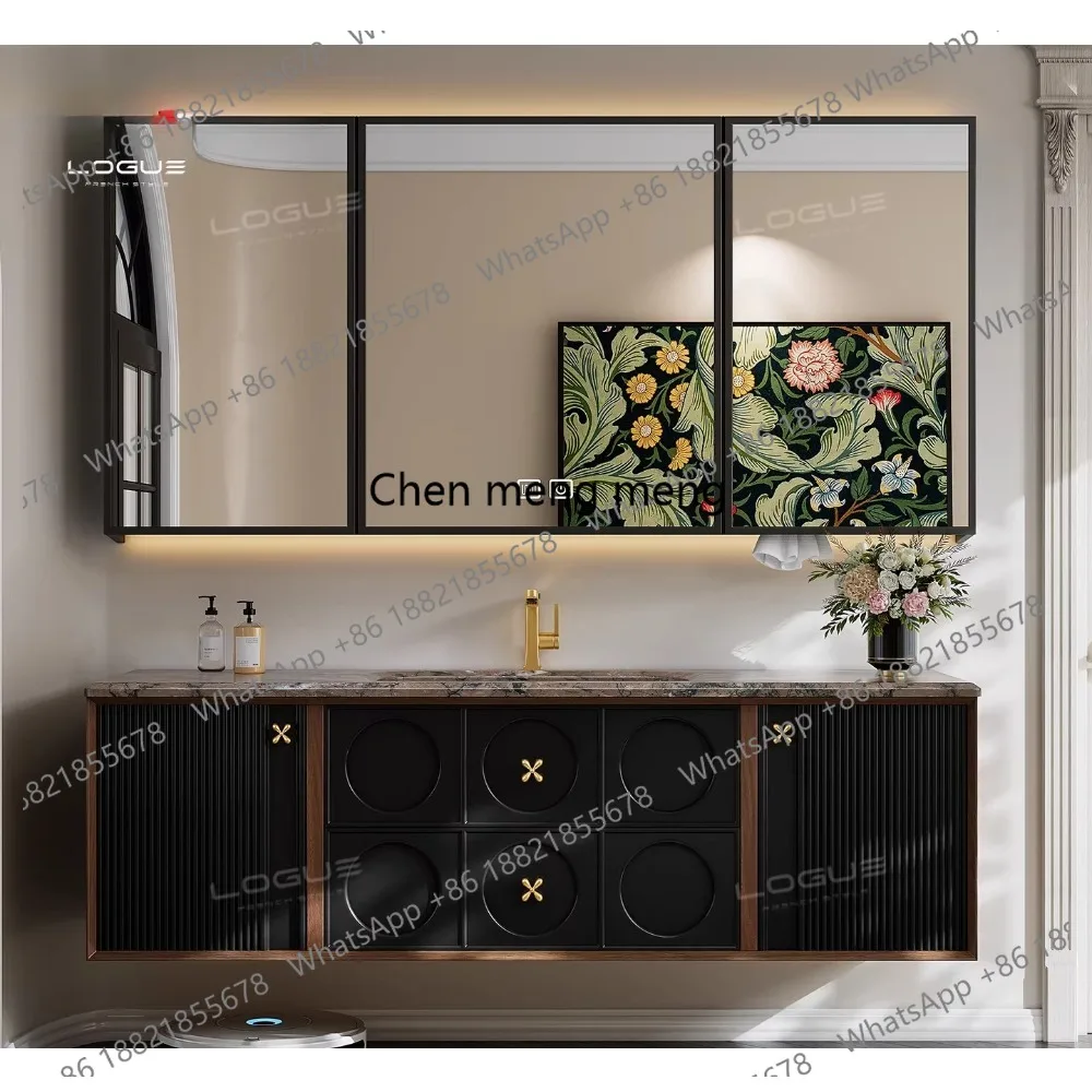 Oak French retro bathroom cabinet combination toilet washbasin cabinet antique style
Oak French retro bathroom cabinet combination toilet washbasin cabinet antique style
