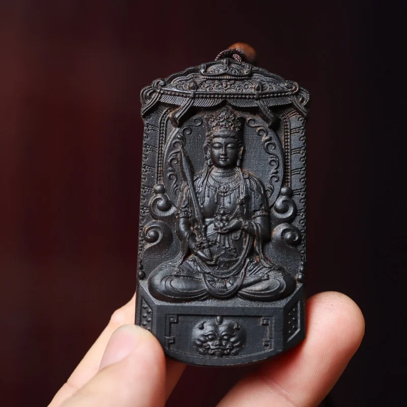 Vintage wood carving guardian deity of the twelve zodiac Akashagarbha Bodhisattva Buddha statue amulet hanging ornament
Vintage wood carving guardian deity of the twelve zodiac Akashagarbha Bodhisattva Buddha statue amulet hanging ornament