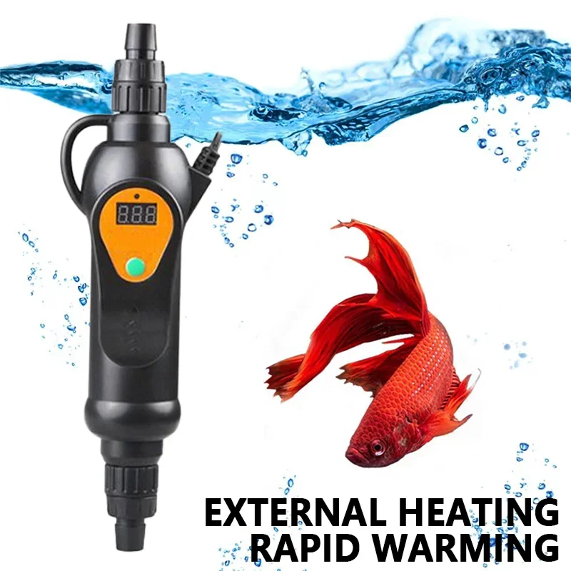 In-Line Fish Tank External Heating 500W External Aquarium Heater Rod for Canister Filter Automatic Constant Temperature Control
In-Line Fish Tank External Heating 500W External Aquarium Heater Rod for Canister Filter Automatic Constant Temperature Control