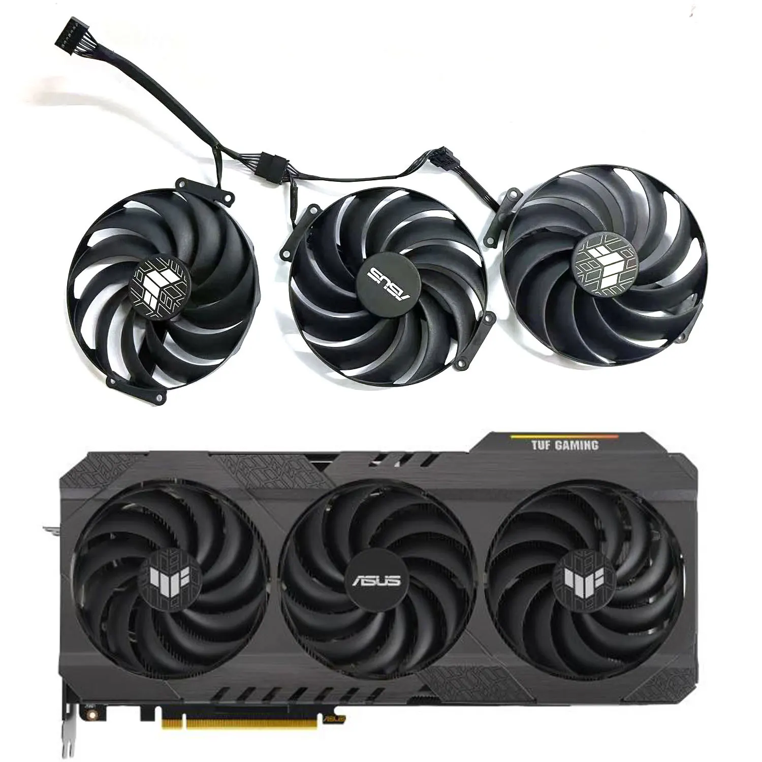 New FD10015M12D DC 12V 0.45A 7PIN RTX4090 GPU fan for Asus RTX 4090 TUF-RTX4090-O24G-OG-GAMING graphics card Cool dissipation
New FD10015M12D DC 12V 0.45A 7PIN RTX4090 GPU fan for Asus RTX 4090 TUF-RTX4090-O24G-OG-GAMING graphics card Cool dissipation