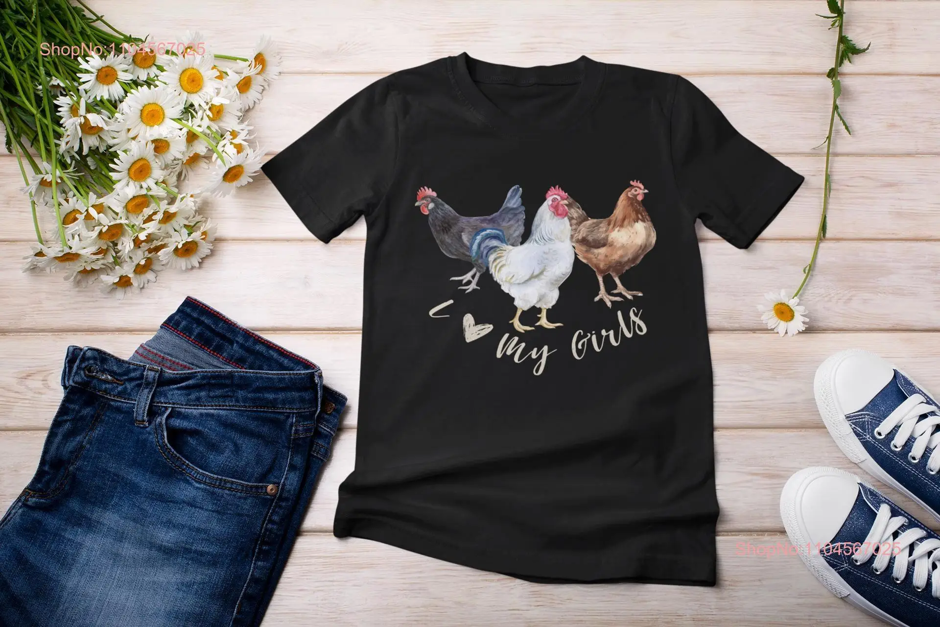 I Love My Chickens T Shirt Chicken Lover for Farmer Funny Lady long or short sleeves
I Love My Chickens T Shirt Chicken Lover for Farmer Funny Lady long or short sleeves