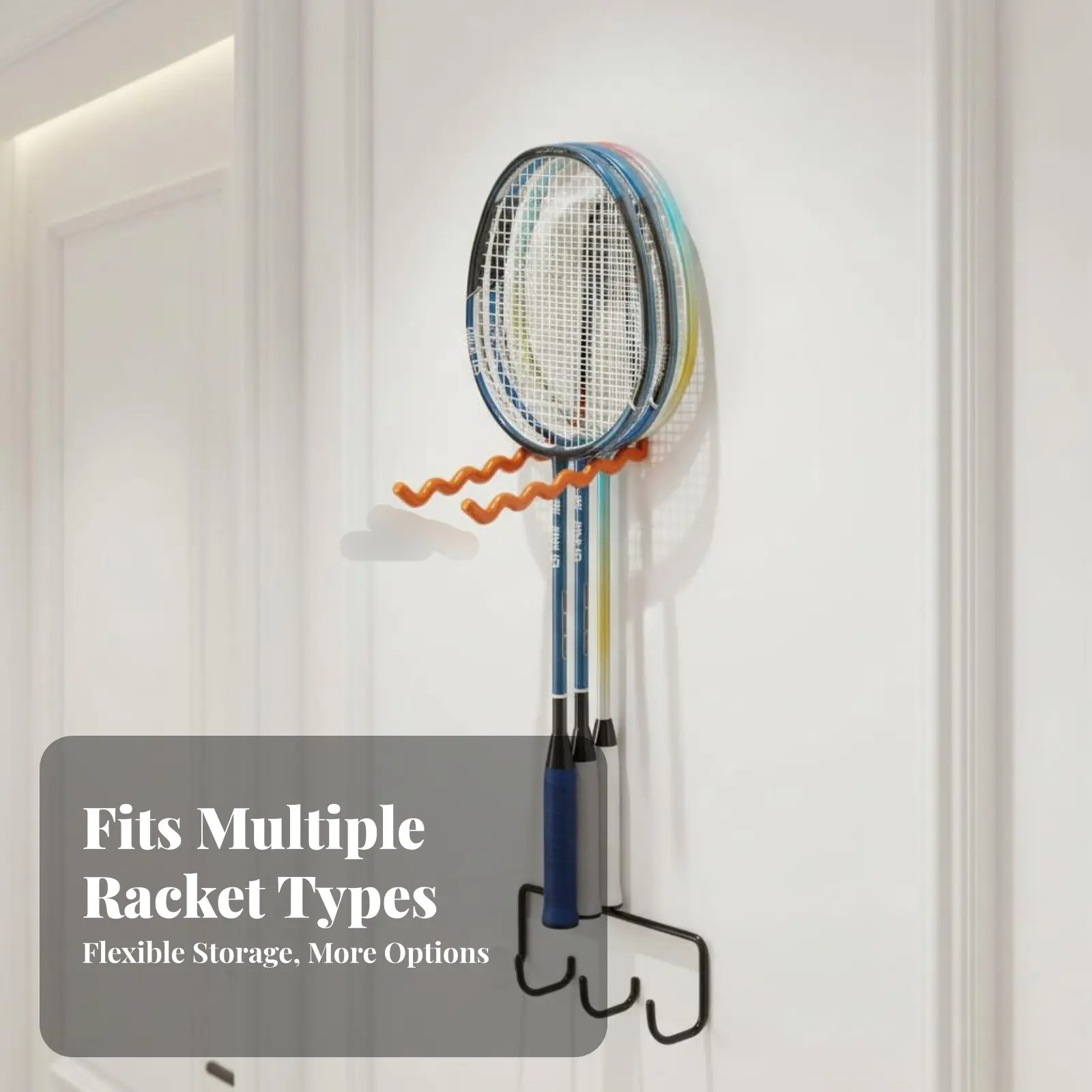 Настенное крепление для бадминтонных ракеток, простая установка, подставка для хранения ракеток, прочный органайзер для спортивного инвентаря
Настенное крепление для бадминтонных ракеток, простая установка, подставка для хранения ракеток, прочный органайзер для спортивного инвентаря
