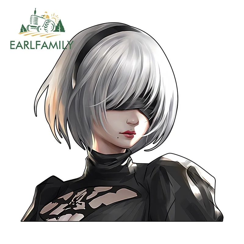 EARLFAMILY Cool Nier 2B Car Sticker Silver Hair Girl Cartooon Car Stickers Auto Racing Drifting Trolley Vinyl Decal Car Styling
EARLFAMILY Cool Nier 2B Car Sticker Silver Hair Girl Cartooon Car Stickers Auto Racing Drifting Trolley Vinyl Decal Car Styling
