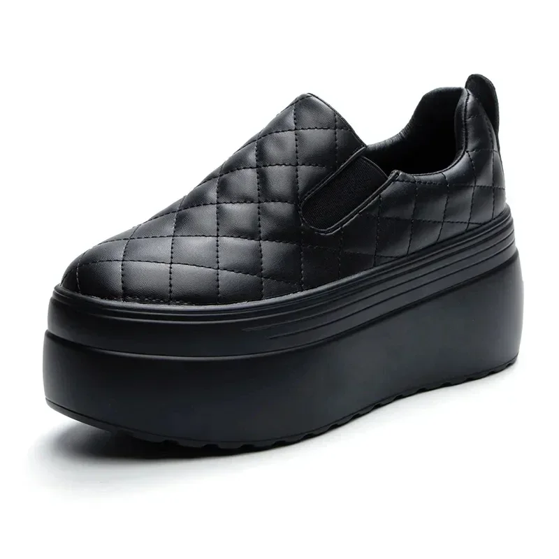 2026 8cm Platform Wedge Shoes Spring Autumn Round Head Solid Colour Chunky Sneakers Casual Slip on Loafers Femininas
2026 8cm Platform Wedge Shoes Spring Autumn Round Head Solid Colour Chunky Sneakers Casual Slip on Loafers Femininas
