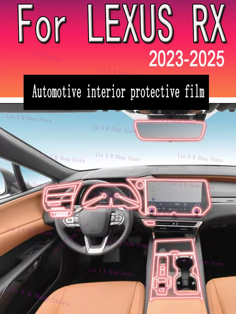 For Lexus RX (2023-2025) Car Gearbox Panel Film Dashboard Protective Sticker Interior Anti-Scratch Film Cover Accessories
For Lexus RX (2023-2025) Car Gearbox Panel Film Dashboard Protective Sticker Interior Anti-Scratch Film Cover Accessories