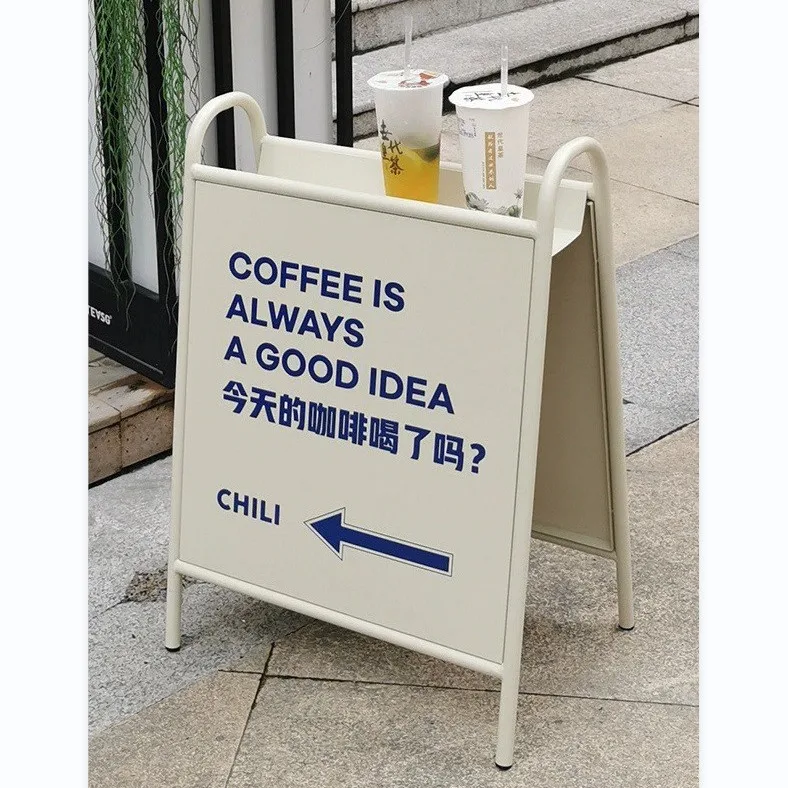 Advertising display board, clothing store, standing brand, milk tea shop, poster rack, coffee shop, flower shop, display small
Advertising display board, clothing store, standing brand, milk tea shop, poster rack, coffee shop, flower shop, display small