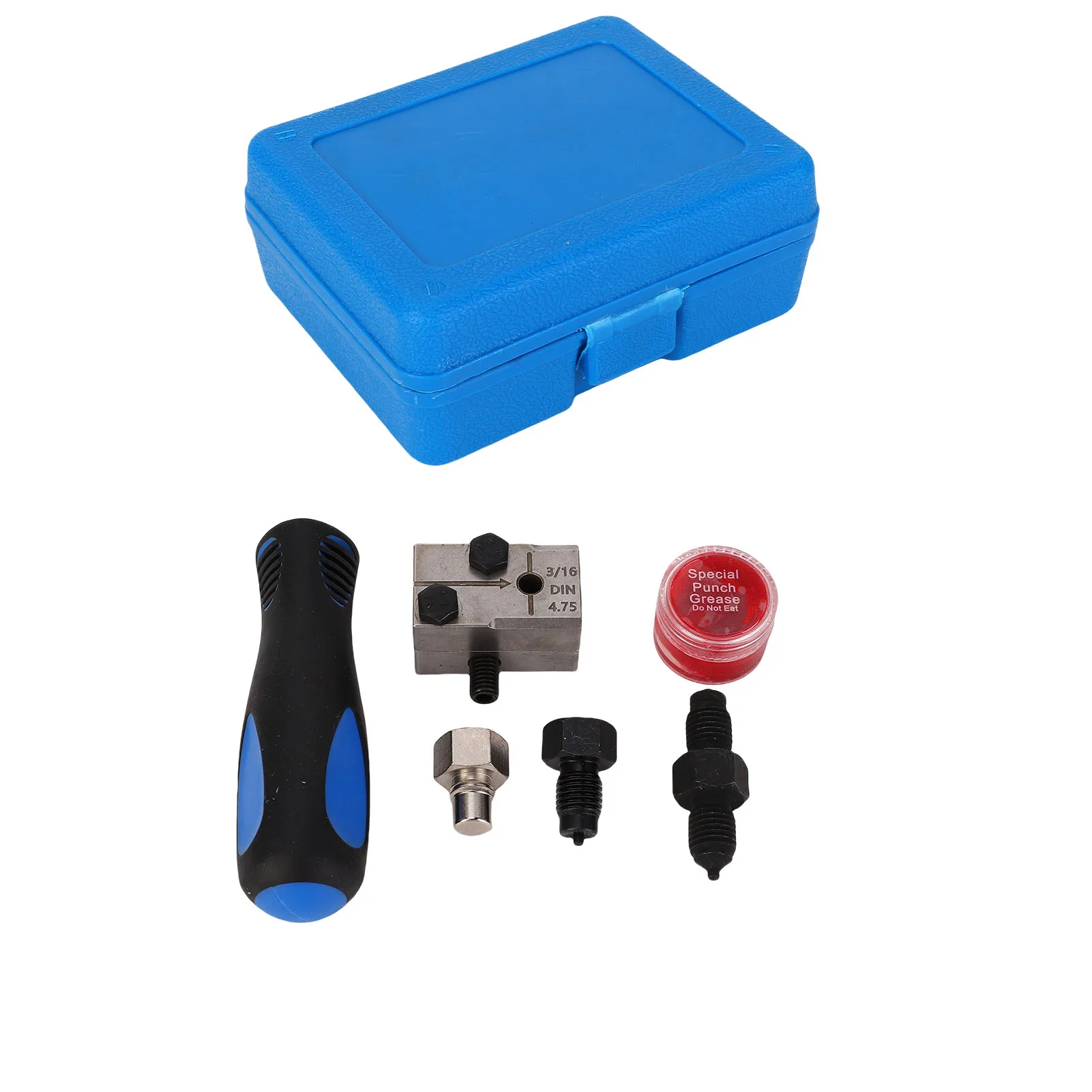 Flaring Tool Kit High Strength Brake Line Flaring Tool Carbon Steel Easy Access Convenient Use 3/16 Inch for Automotive Repair
Flaring Tool Kit High Strength Brake Line Flaring Tool Carbon Steel Easy Access Convenient Use 3/16 Inch for Automotive Repair