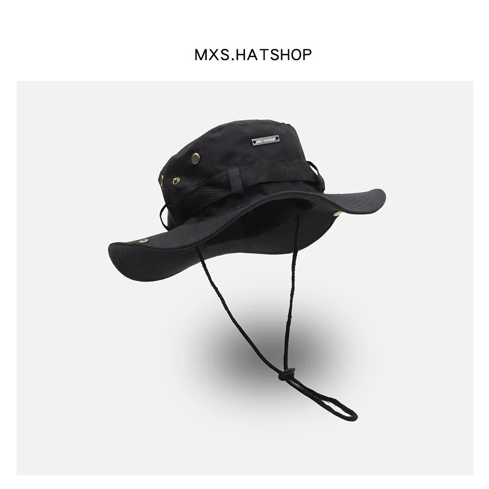 Japanese Style Fishing Cap Unisex Summer Breathable Sun Protection Outdoor Hiking Fishing Hat Cowboy Western Style Drawstring
Japanese Style Fishing Cap Unisex Summer Breathable Sun Protection Outdoor Hiking Fishing Hat Cowboy Western Style Drawstring