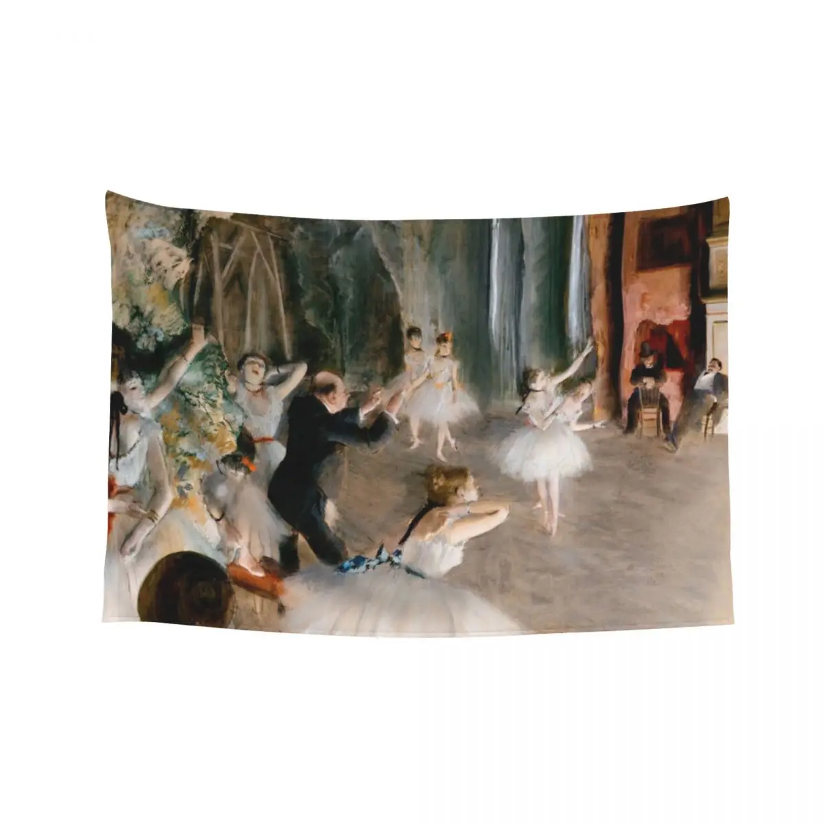 The Rehearsal Onstage by Edgar Degas - Impressionism Tapestry Room Decoration Aesthetic Wall Hanging Tapestry
The Rehearsal Onstage by Edgar Degas - Impressionism Tapestry Room Decoration Aesthetic Wall Hanging Tapestry