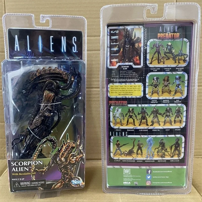 NECA Alien VS Predator 2 Figure Scorpion Aliens Action Figure Snake Alien 13th Model Toy Gift 18CM Decoration Collection Model
NECA Alien VS Predator 2 Figure Scorpion Aliens Action Figure Snake Alien 13th Model Toy Gift 18CM Decoration Collection Model