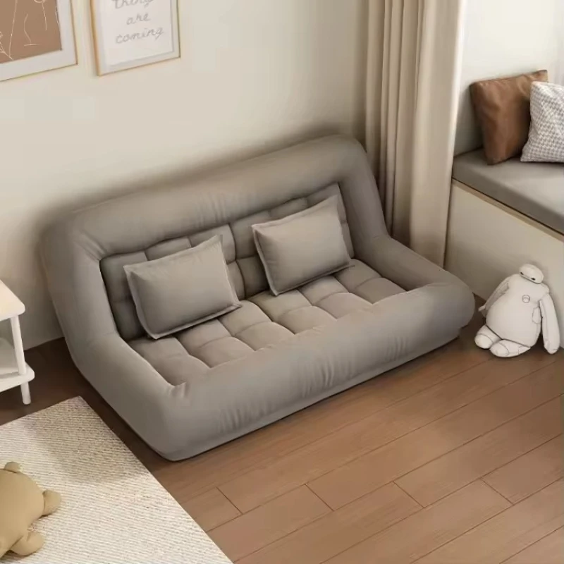 Modern dual-purpose retractable fabric upholstered sofa bed tatami style
Modern dual-purpose retractable fabric upholstered sofa bed tatami style