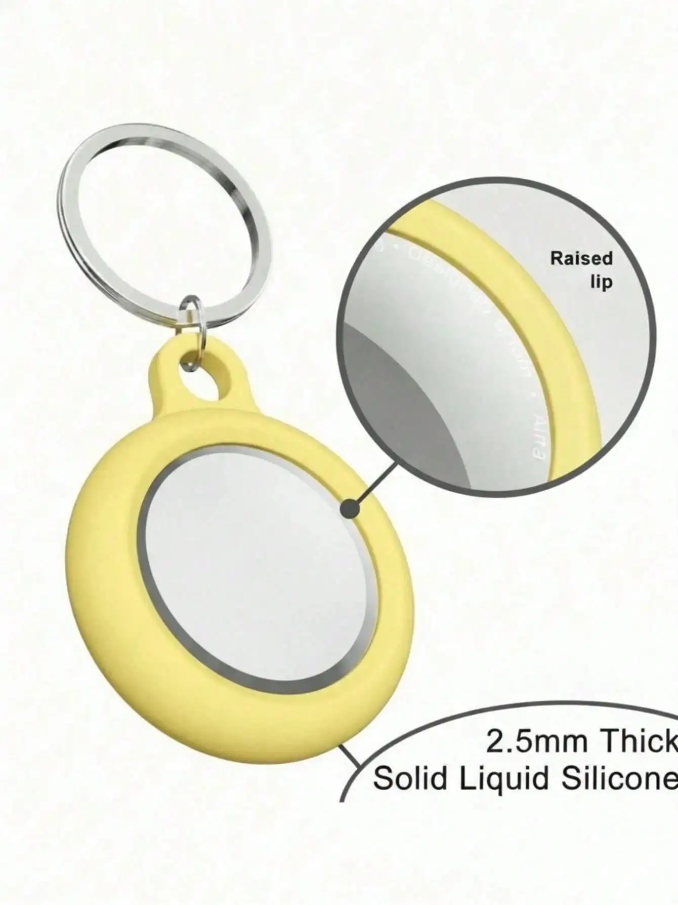 Waterproof Airtag Keyain Holder With Ring Idl For Luggage Pet Collars And Everyday Use Secure And Stylish Yellow Design
Waterproof Airtag Keyain Holder With Ring Idl For Luggage Pet Collars And Everyday Use Secure And Stylish Yellow Design