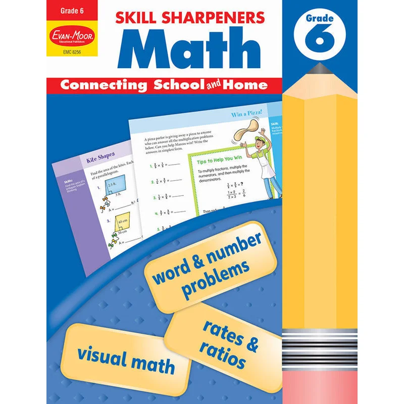 Точилки для навыков Math Grade 6 2021 Пересмотренное издание EvanMoor EvanMoor 9781629389912 Книга
Точилки для навыков Math Grade 6 2021 Пересмотренное издание EvanMoor EvanMoor 9781629389912 Книга