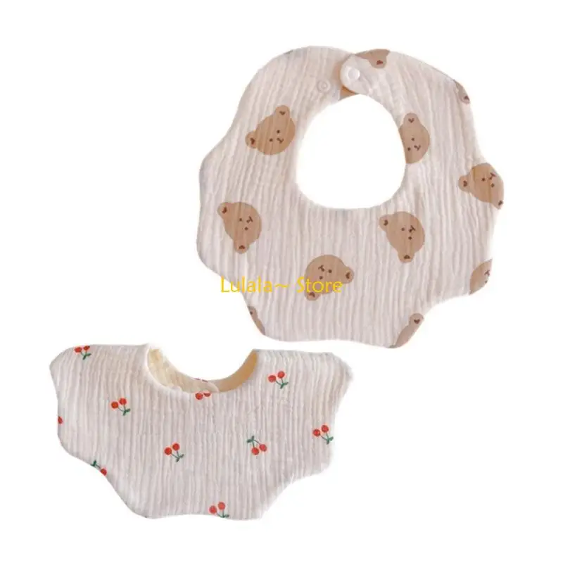 Y4QA Baby Bib Newborn Drooling Bib Cotton Burp Cloth with 2 Buttons Breathable Bib
Y4QA Baby Bib Newborn Drooling Bib Cotton Burp Cloth with 2 Buttons Breathable Bib