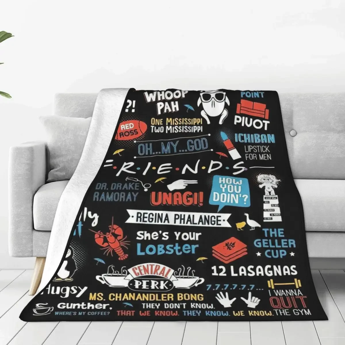 Friends TV Show Series Blanket Cover Flannel Cartoon Central Perk Lightweight Thin Throw Blanket for Bedding Couch Bed Rug
Friends TV Show Series Blanket Cover Flannel Cartoon Central Perk Lightweight Thin Throw Blanket for Bedding Couch Bed Rug
