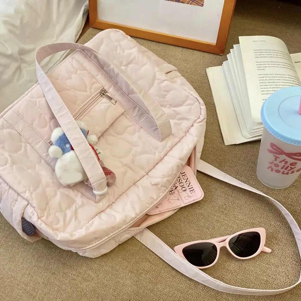 Sweet Underarm Bag Travel Luggage Bag Heart Korean Style Mommy Bag Women Handbag Nylon Travel Storage Bag Yoga
Sweet Underarm Bag Travel Luggage Bag Heart Korean Style Mommy Bag Women Handbag Nylon Travel Storage Bag Yoga