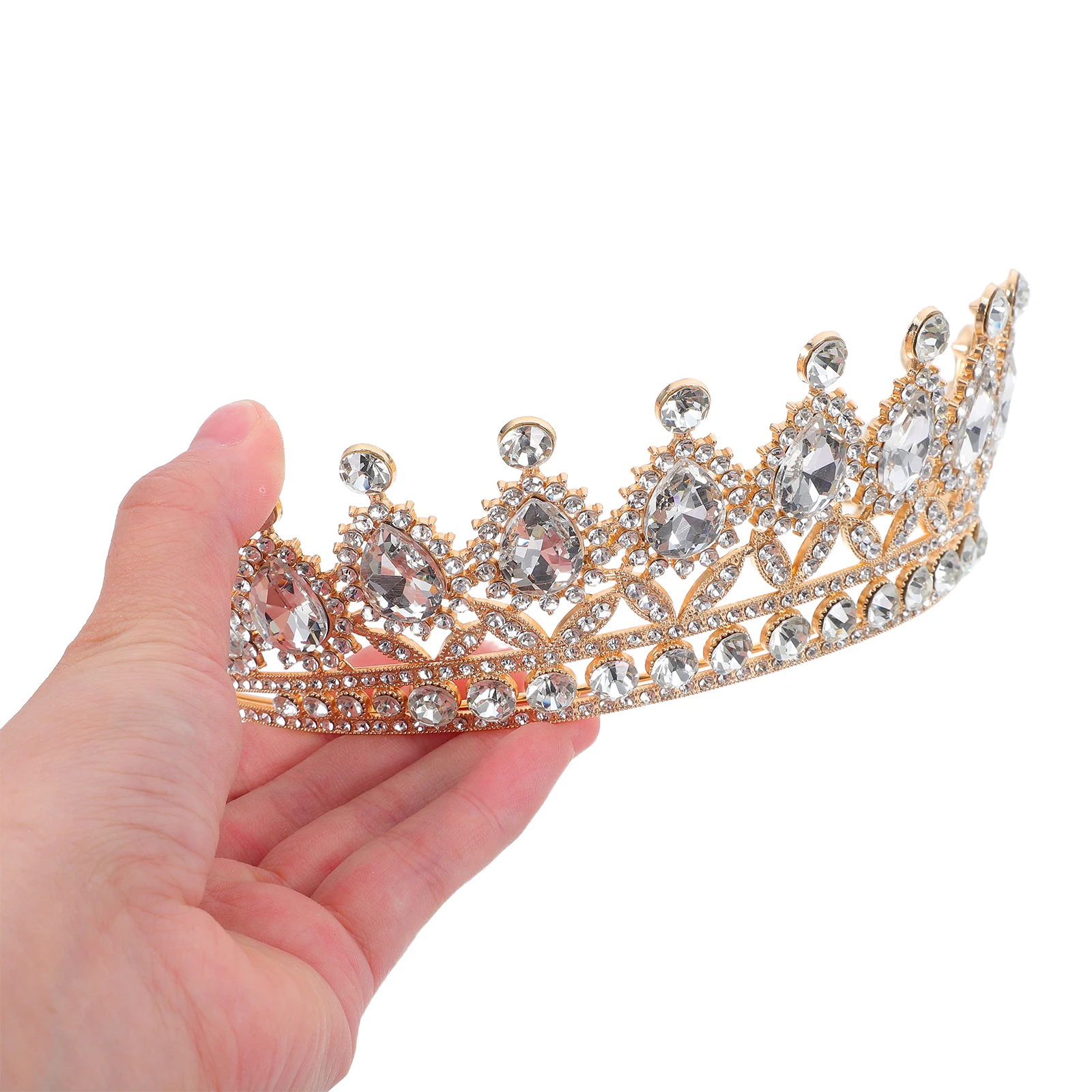 Bridal Crown Wedding Tiara Rhinestone Headband Elegant Teardrop Design for Bride Birthday Party Prom Bridal Headband
Bridal Crown Wedding Tiara Rhinestone Headband Elegant Teardrop Design for Bride Birthday Party Prom Bridal Headband