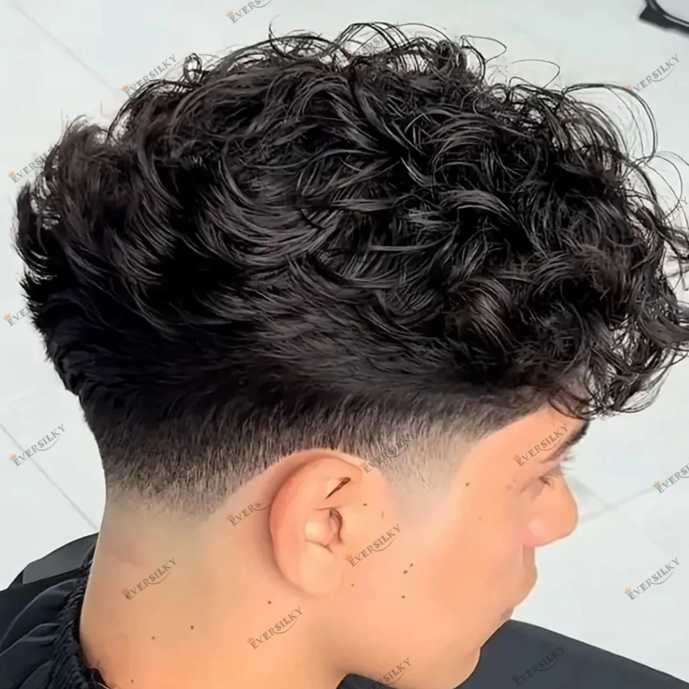 Durable Skin Base 0.1mm PU 28mm Curl Human Hair Men's Toupee Hair Replacement System Capillary Prosthesis for Hairloss Male
Durable Skin Base 0.1mm PU 28mm Curl Human Hair Men's Toupee Hair Replacement System Capillary Prosthesis for Hairloss Male