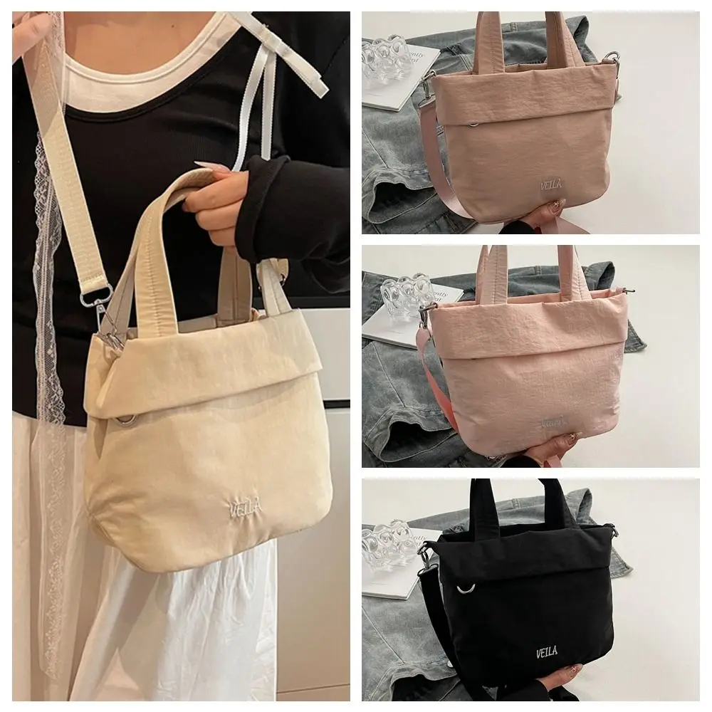 Solid Color Nylon Cloth Bucket Bag Purse Leisure Oxford Cloth Handbag Commuting Lightweight Canvas Messenger Bag Unisxe
Solid Color Nylon Cloth Bucket Bag Purse Leisure Oxford Cloth Handbag Commuting Lightweight Canvas Messenger Bag Unisxe