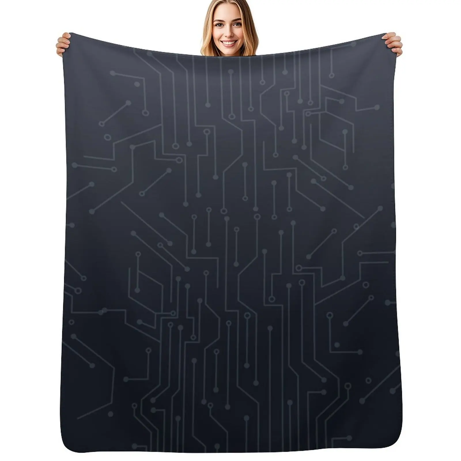 Grey Motherboard Circuit Pattern Throw Blanket Single Sofa Quilt valentine gift ideas Blankets
Grey Motherboard Circuit Pattern Throw Blanket Single Sofa Quilt valentine gift ideas Blankets