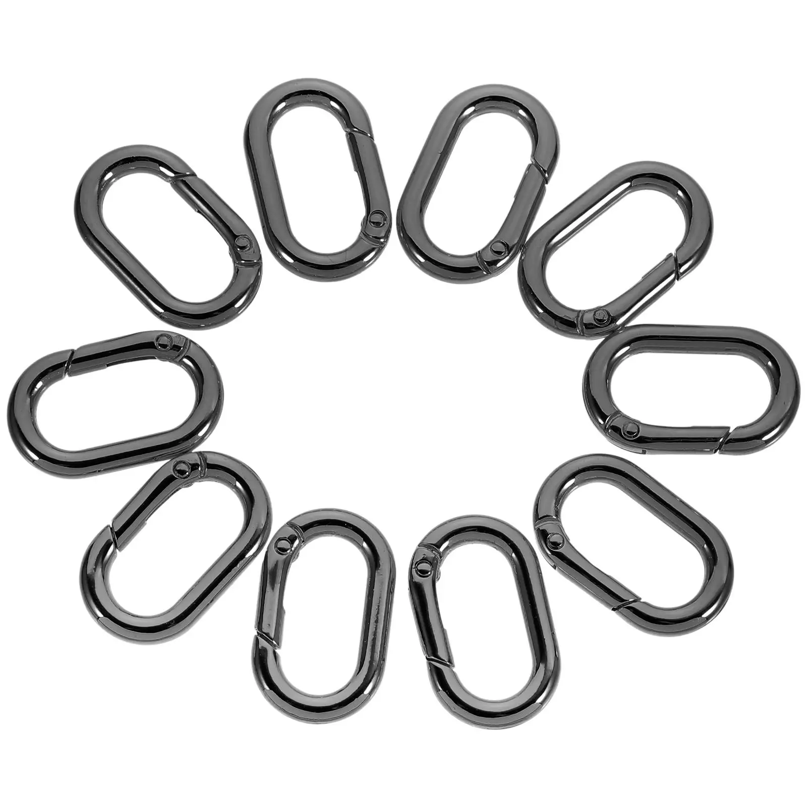 Luggage Spring Buckle Keyring Rings For Jewelry Snap Clip Bag Oval Hook Metal Carabiner Clasp Buckles
Luggage Spring Buckle Keyring Rings For Jewelry Snap Clip Bag Oval Hook Metal Carabiner Clasp Buckles