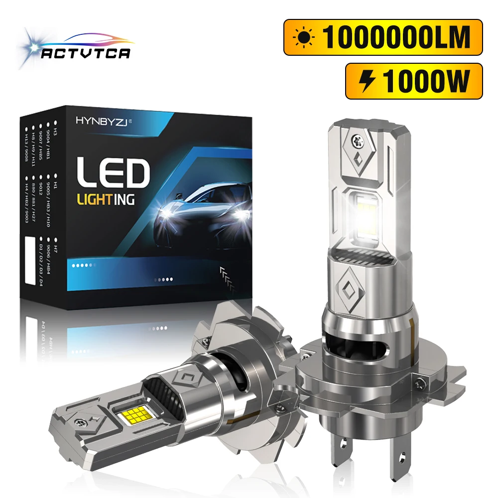 H7 LED Headlights 1000W Canbus No Error LED Auto Fog Lamps CSP Chip Wireless 1:1 Size LED Bulbs Plug And Play 12V Car lights
H7 LED Headlights 1000W Canbus No Error LED Auto Fog Lamps CSP Chip Wireless 1:1 Size LED Bulbs Plug And Play 12V Car lights