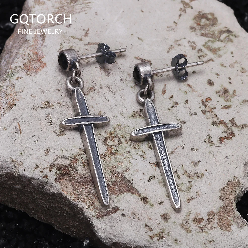 Серьги-капли из стерлингового серебра 925 пробы в готическом стиле с крестом, черный циркон для мужчин и женщин, модные украшения в стиле ретро, подарки дружбы
Серьги-капли из стерлингового серебра 925 пробы в готическом стиле с крестом, черный циркон для мужчин и женщин, модные украшения в стиле ретро, подарки дружбы