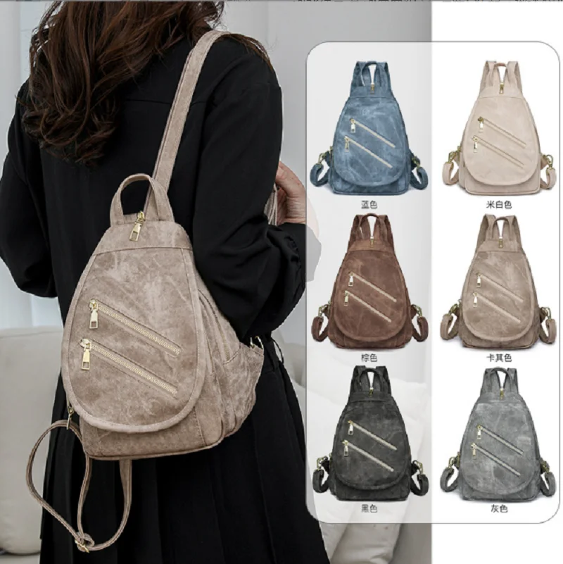 Korean New Fashion Men Women's Leather Travel Backpacks High Capacity Shoulder Bags Totes Crossbody Chest Bag Schoolbag
Korean New Fashion Men Women's Leather Travel Backpacks High Capacity Shoulder Bags Totes Crossbody Chest Bag Schoolbag