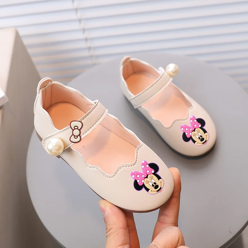 Disney Mickey Mouse first walkers Minnie Kids Leather Shoes Girls Fashion Casual Shoes Soft Sole Princess Dance Shoes Sandals
Disney Mickey Mouse first walkers Minnie Kids Leather Shoes Girls Fashion Casual Shoes Soft Sole Princess Dance Shoes Sandals