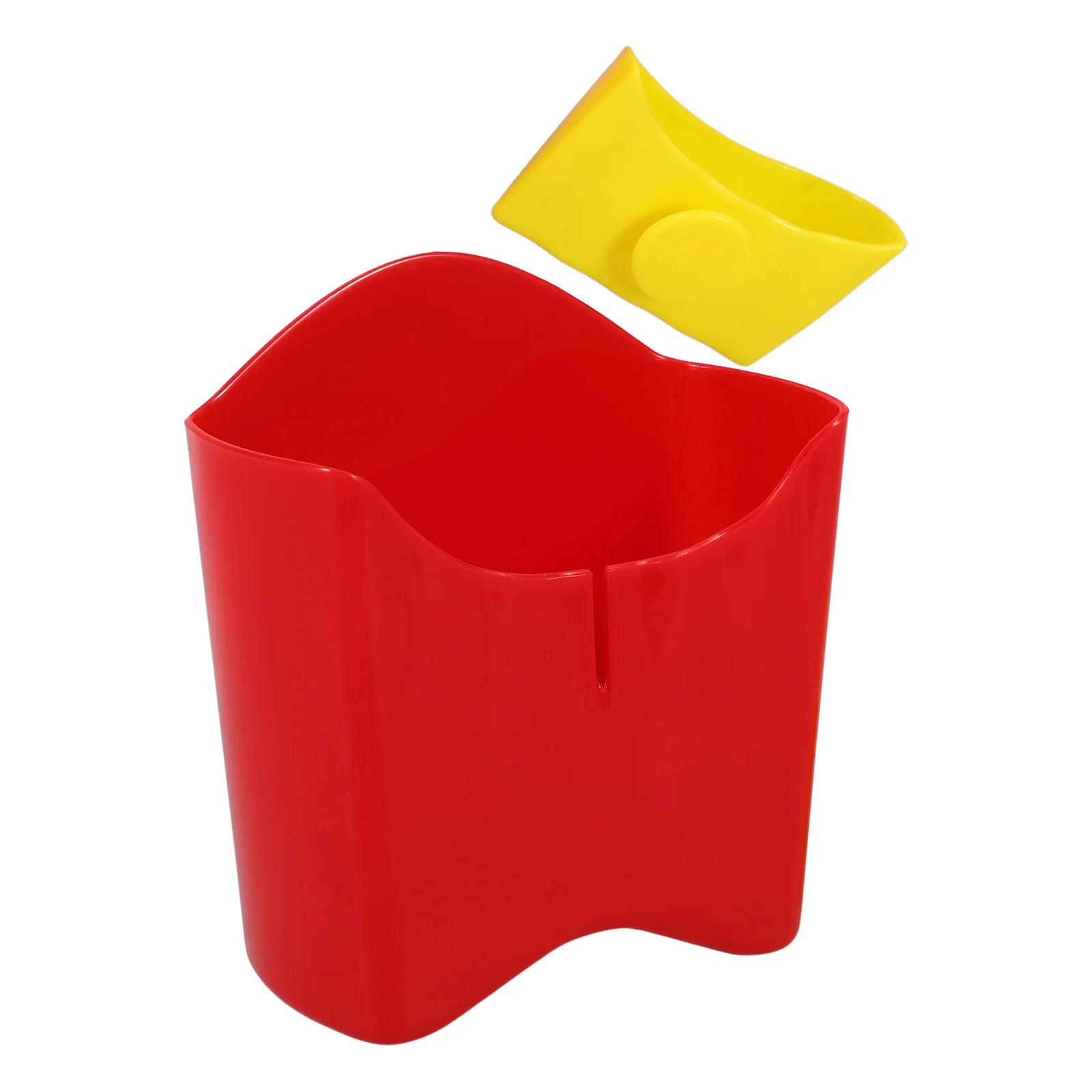 Portable Snack Container Reusable Square Chip Cup Holder for French Fries Salads Compact Lightweight Red Yellow Bowl
Portable Snack Container Reusable Square Chip Cup Holder for French Fries Salads Compact Lightweight Red Yellow Bowl