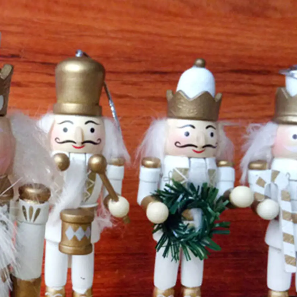 5Pcs Nutcracker Wooden Puppet Soldier Christmas Decorations Kids Educational Playthings Painted Coated Ornament Set Gift
5Pcs Nutcracker Wooden Puppet Soldier Christmas Decorations Kids Educational Playthings Painted Coated Ornament Set Gift