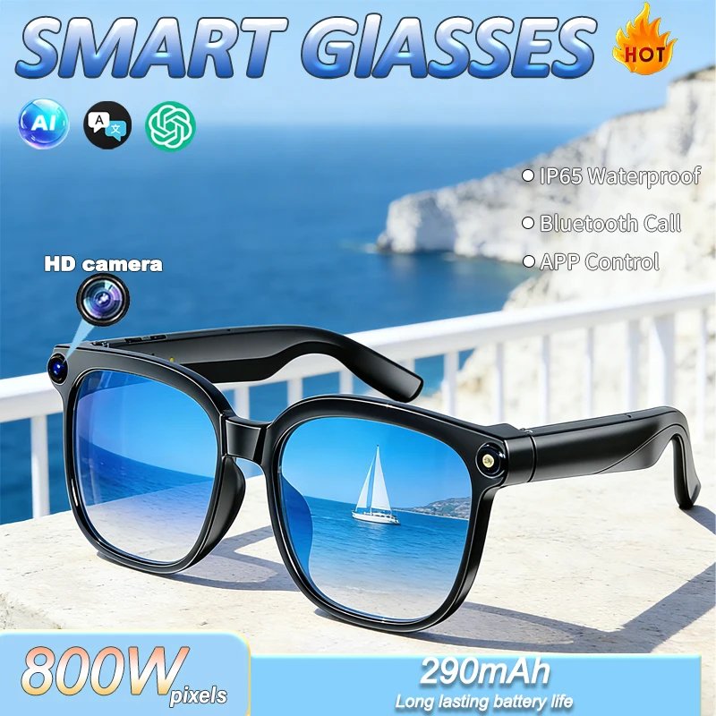 Новые умные очки 2026 года с ИИ, HD-звонками по Bluetooth, аккумулятором 290 мАч, камерой 800 МП, голосовым помощником ИИ и двойными динамиками
Новые умные очки 2026 года с ИИ, HD-звонками по Bluetooth, аккумулятором 290 мАч, камерой 800 МП, голосовым помощником ИИ и двойными динамиками
