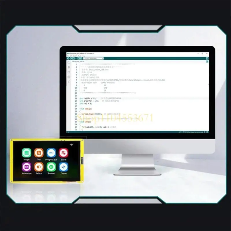 Best Seller ESP32-S3 Development Board Accessories With 7Inch Screen 800x480 TFT Module Wifi Bluetooth-compatible Display Screen
Best Seller ESP32-S3 Development Board Accessories With 7Inch Screen 800x480 TFT Module Wifi Bluetooth-compatible Display Screen
