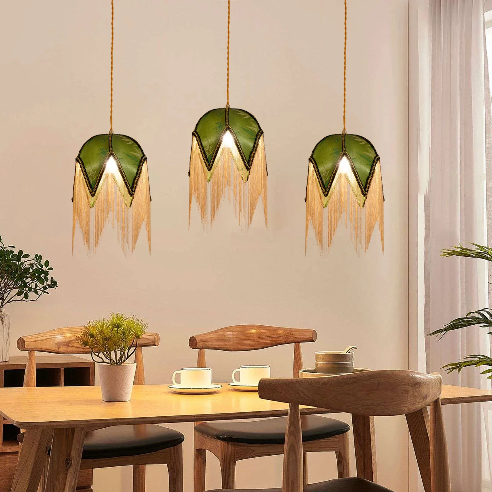 SANDYHA Nordic Chandelier Tassel Fabric Lampshade LED Pendant Light for Living Room Dining Table Bedroom Decoration Home
SANDYHA Nordic Chandelier Tassel Fabric Lampshade LED Pendant Light for Living Room Dining Table Bedroom Decoration Home