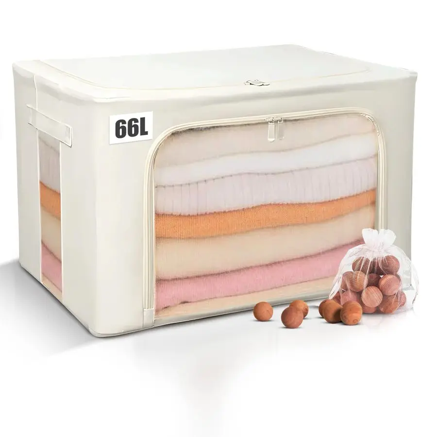 Большая сумка для хранения кашемировых свитеров со стальным каркасом, защита из натурального красного кедра, складной органайзер для шкафа из ткани Оксфорд, размер M
Большая сумка для хранения кашемировых свитеров со стальным каркасом, защита из натурального красного кедра, складной органайзер для шкафа из ткани Оксфорд, размер M