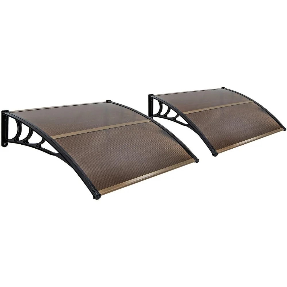 Awnings for Doors, 48 x 40 Window Awning with Rain Snow Sunlight UV Protection, UPF 50+, Hollow Sheet, Outdoor Overhead Aw
Awnings for Doors, 48 x 40 Window Awning with Rain Snow Sunlight UV Protection, UPF 50+, Hollow Sheet, Outdoor Overhead Aw