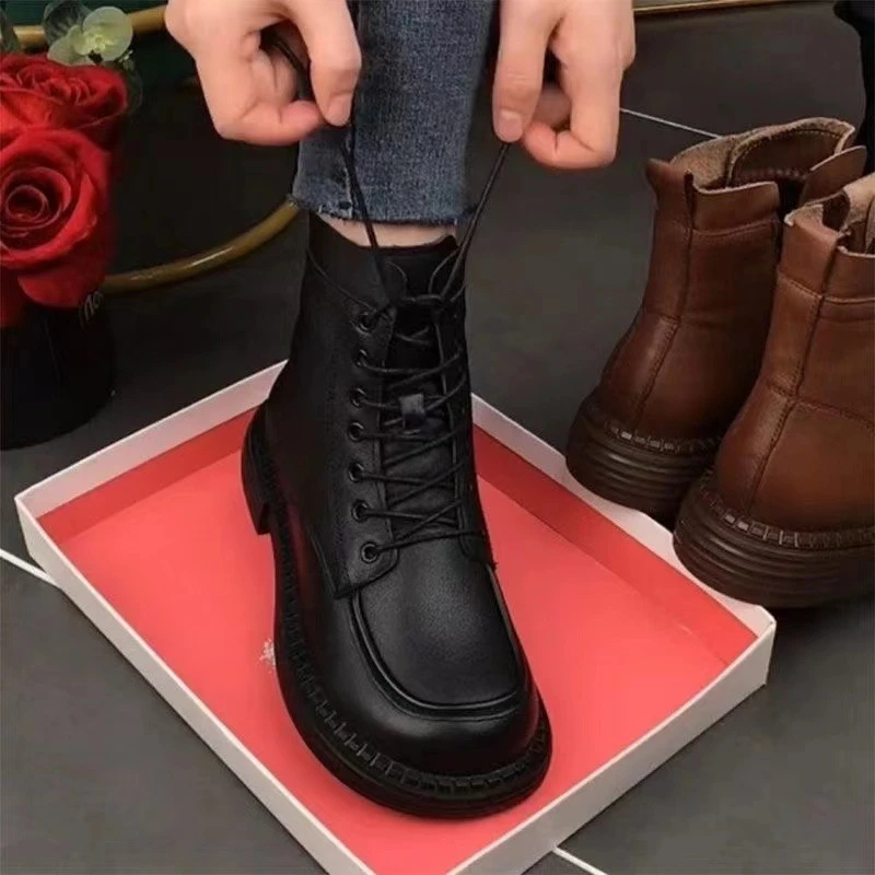 Ankle Boots Women Shoes Winter 2022 Casual Solid Lace Up Platform Shoes Plush Ladies Boots Female Footwear Botas De Mujer New
Ankle Boots Women Shoes Winter 2022 Casual Solid Lace Up Platform Shoes Plush Ladies Boots Female Footwear Botas De Mujer New